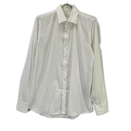 PRADA '14 White Dress Shirt Size L