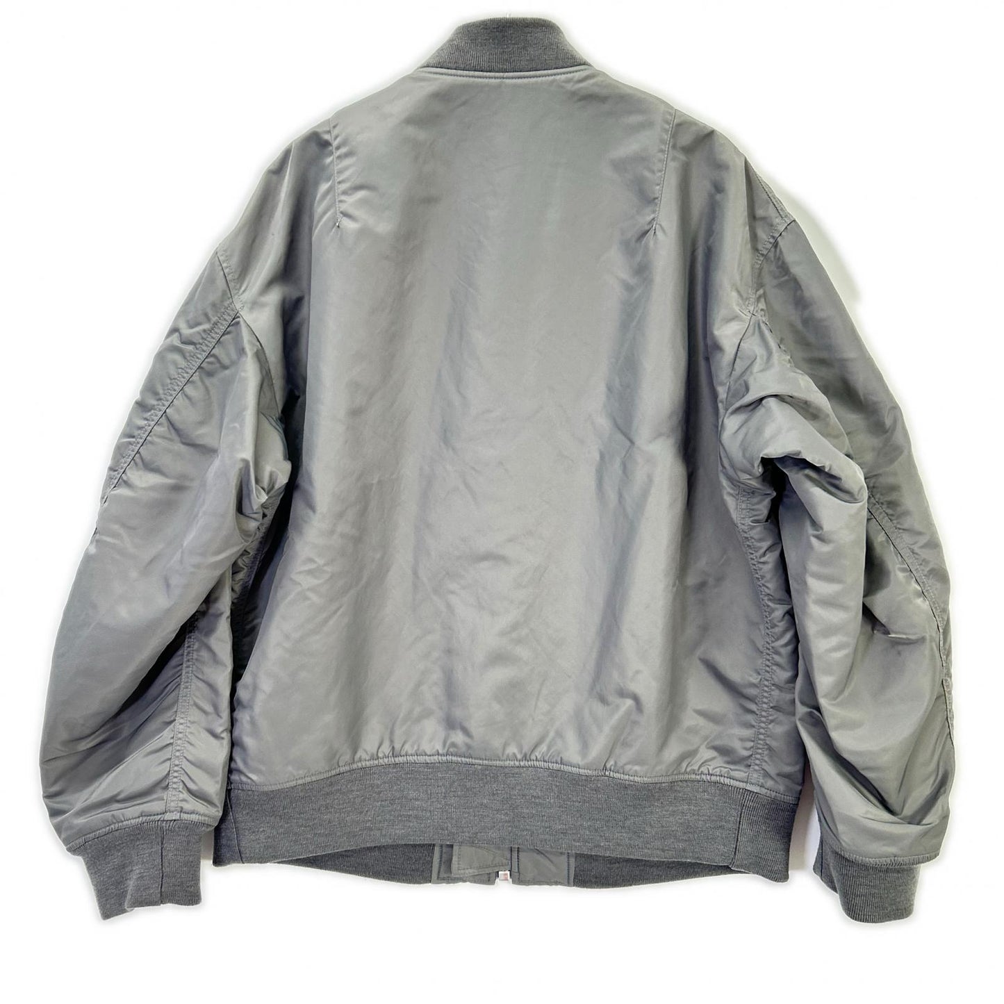 TARO HORIUCHI Nylon Flight Jacket Gray Size 46