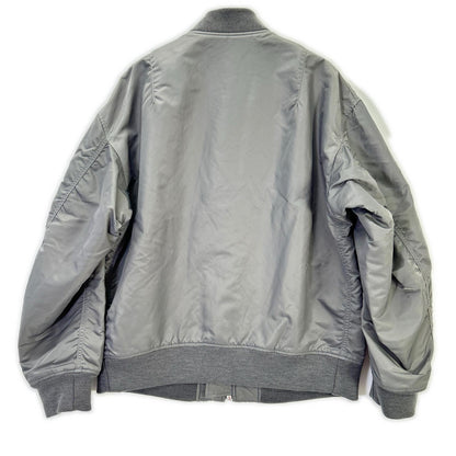 TARO HORIUCHI Nylon Flight Jacket Gray Size 46