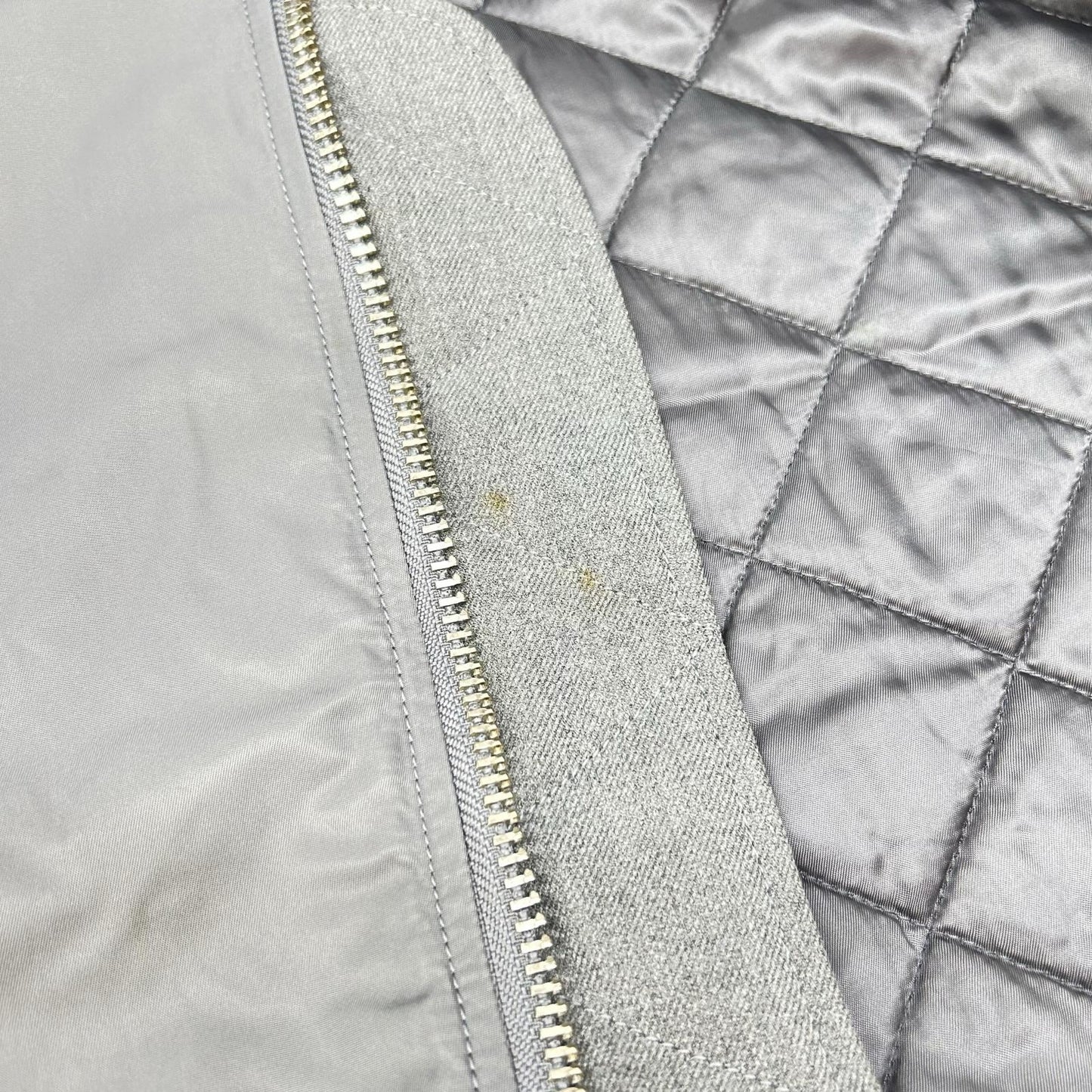 TARO HORIUCHI Nylon Flight Jacket Gray Size 46