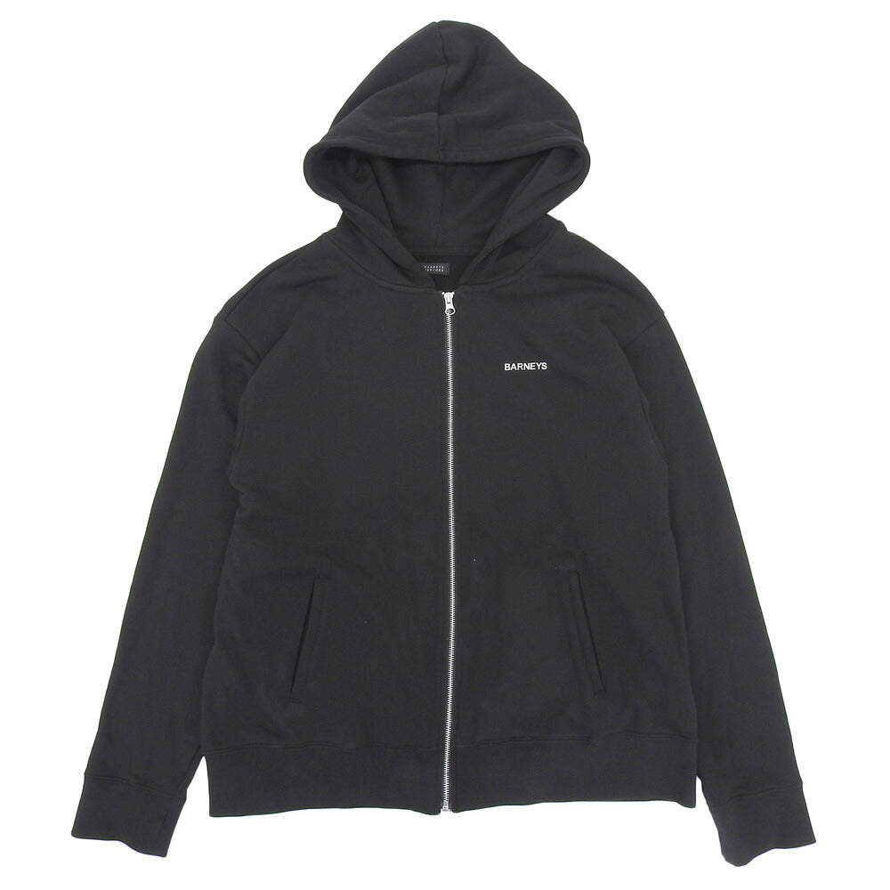 BARNEYSNEWYORK Cotton Long Sleeve Zip Hoodie Black Size L
