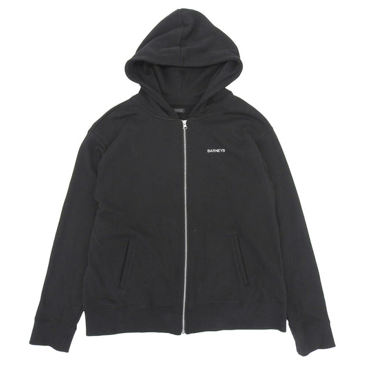 BARNEYSNEWYORK Cotton Long Sleeve Zip Hoodie Black Size L