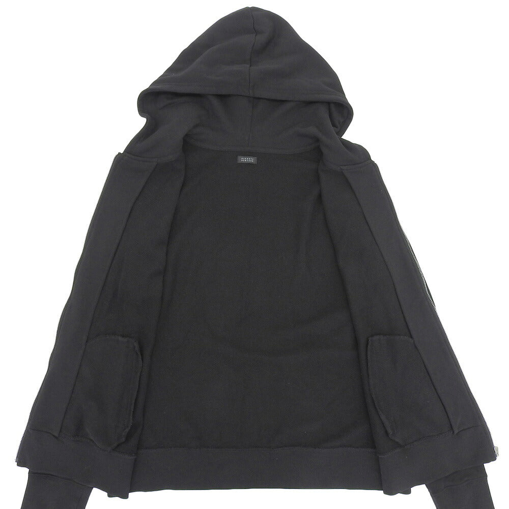 BARNEYSNEWYORK Cotton Long Sleeve Zip Hoodie Black Size L