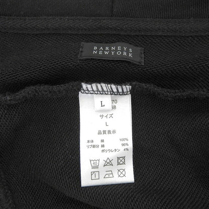BARNEYSNEWYORK Cotton Long Sleeve Zip Hoodie Black Size L