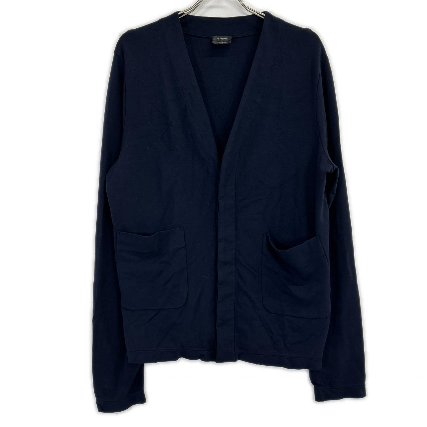 JILSANDER Rayon Cardigan Navy Size L