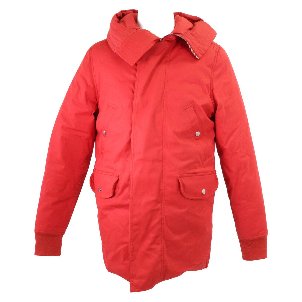 Rick Owens JUMBO PARKA BROTHER Hooded Jacket Red Size 46