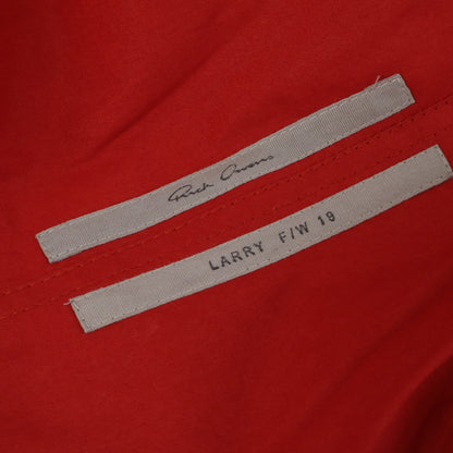 Rick Owens JUMBO PARKA BROTHER Hooded Jacket Red Size 46