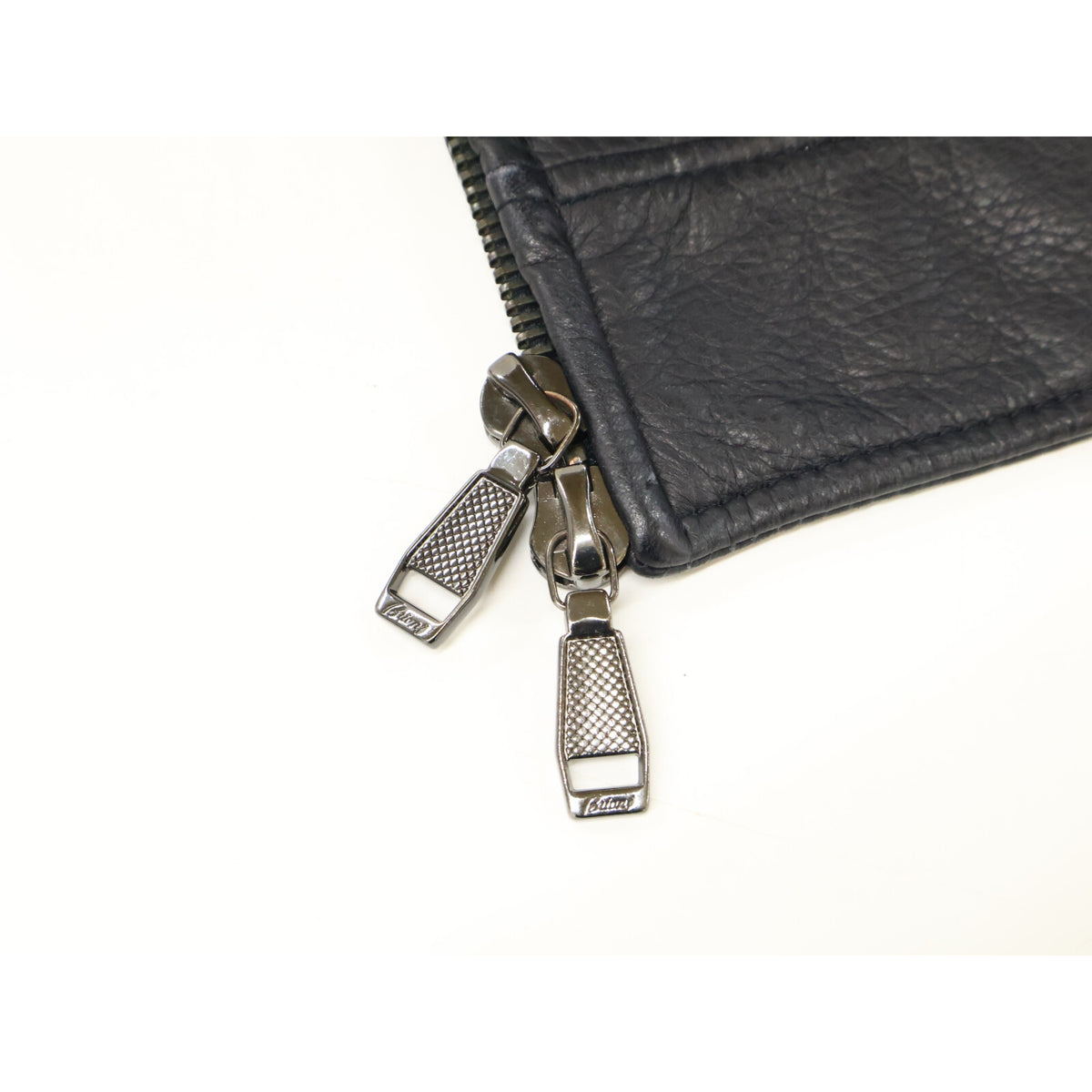Brioni Deerskin Single Rider Leather Jacket Black Size 50