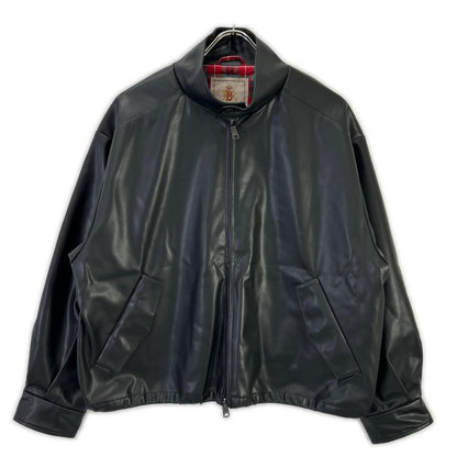 MEN'SBIGI Black Baracuta Faux Harrington Jacket Size XL