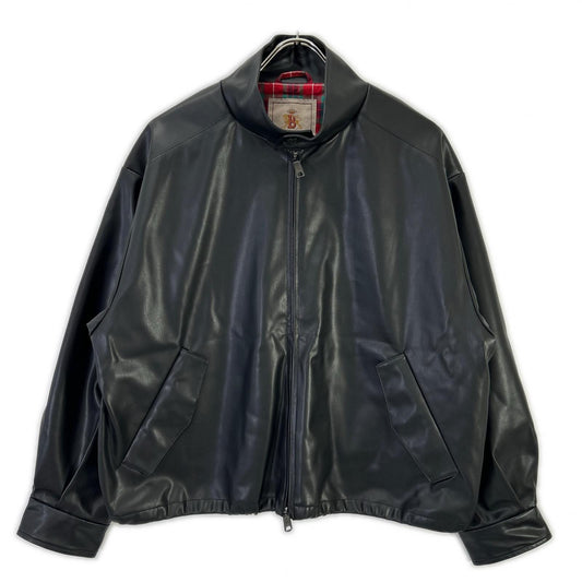 MEN'SBIGI Black Baracuta Faux Harrington Jacket Size XL