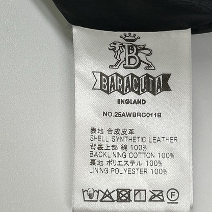 MEN'SBIGI Black Baracuta Faux Harrington Jacket Size XL