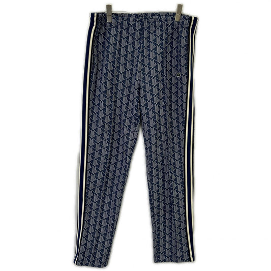 Lacoste Blue Side Taping Monogram Jacquard Joggers Size 32