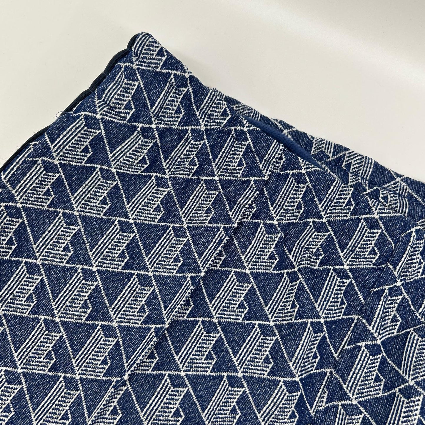 Lacoste Blue Side Taping Monogram Jacquard Joggers Size 32