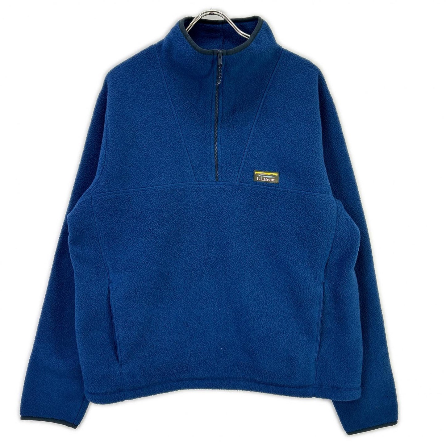 L.L.Bean Blue Katahdin Half-Zip Fleece Pullover Size