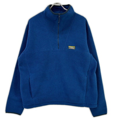 L.L.Bean Blue Katahdin Half-Zip Fleece Pullover Size