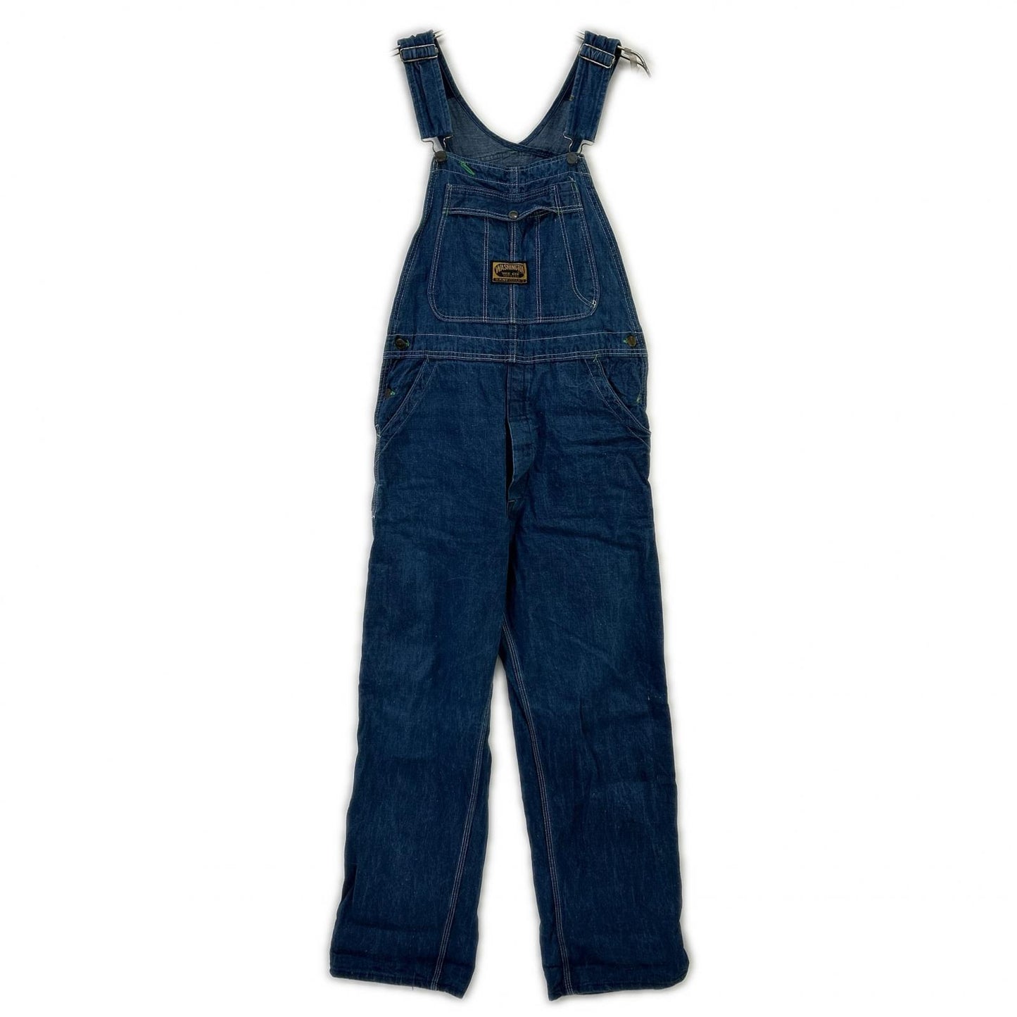 WASHINGTON DEE CEE Blue Denim Overalls Size 32