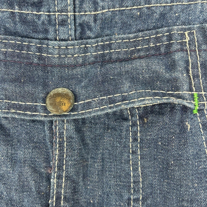 WASHINGTON DEE CEE Blue Denim Overalls Size 32