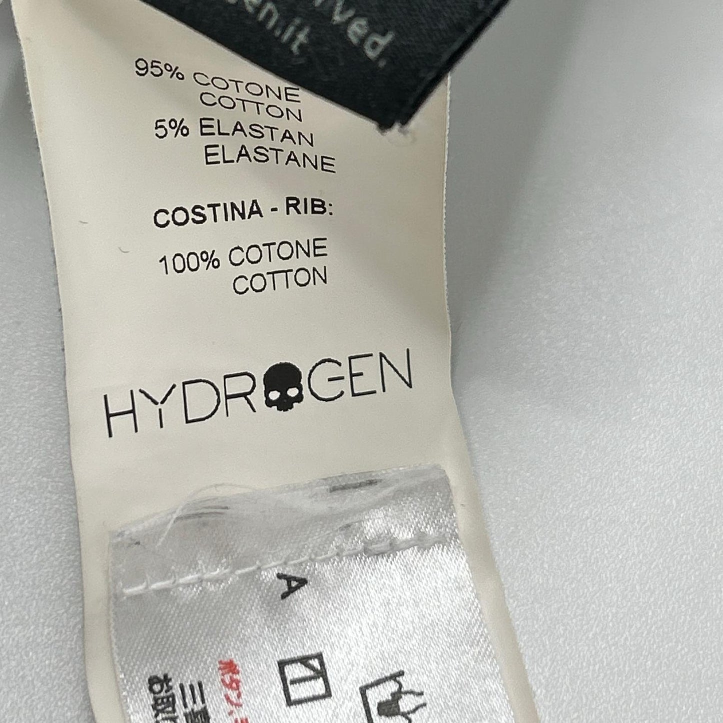 HYDROGEN Navy Fiat 500 Double Zip Track Jacket Size S