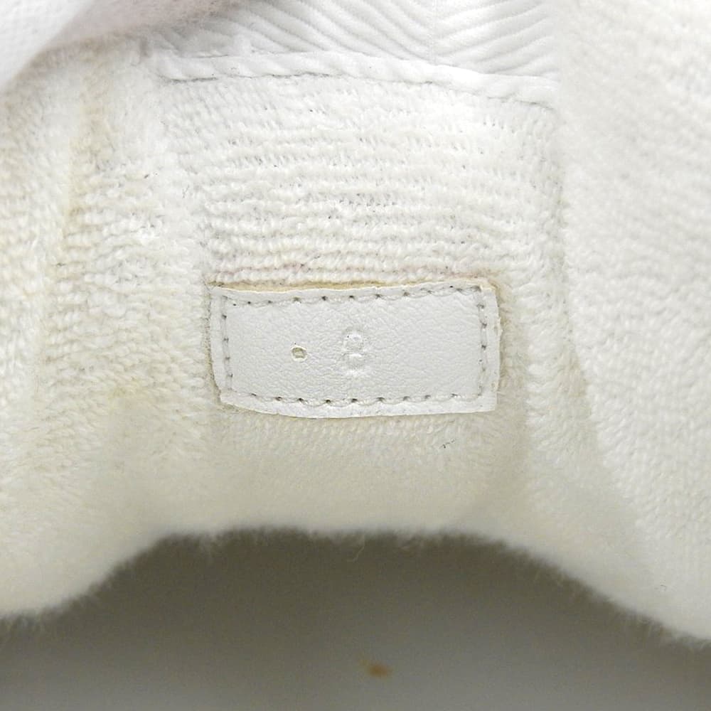 GUCCI Rhyton Mesh Leather Sneakers White Size 8