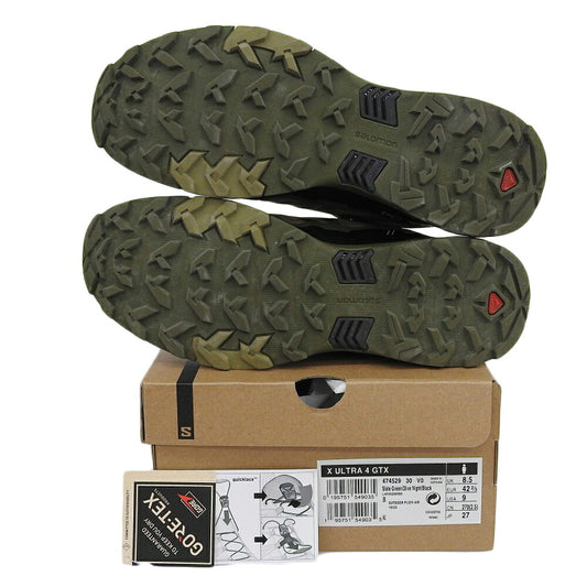 SALOMON X Ultra 4 Gore-Tex Sneakers Green Size 8.5(UK)