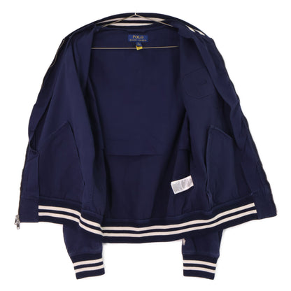 POLObyRalphLauren Logo Patch Zip Jacket Navy Size M