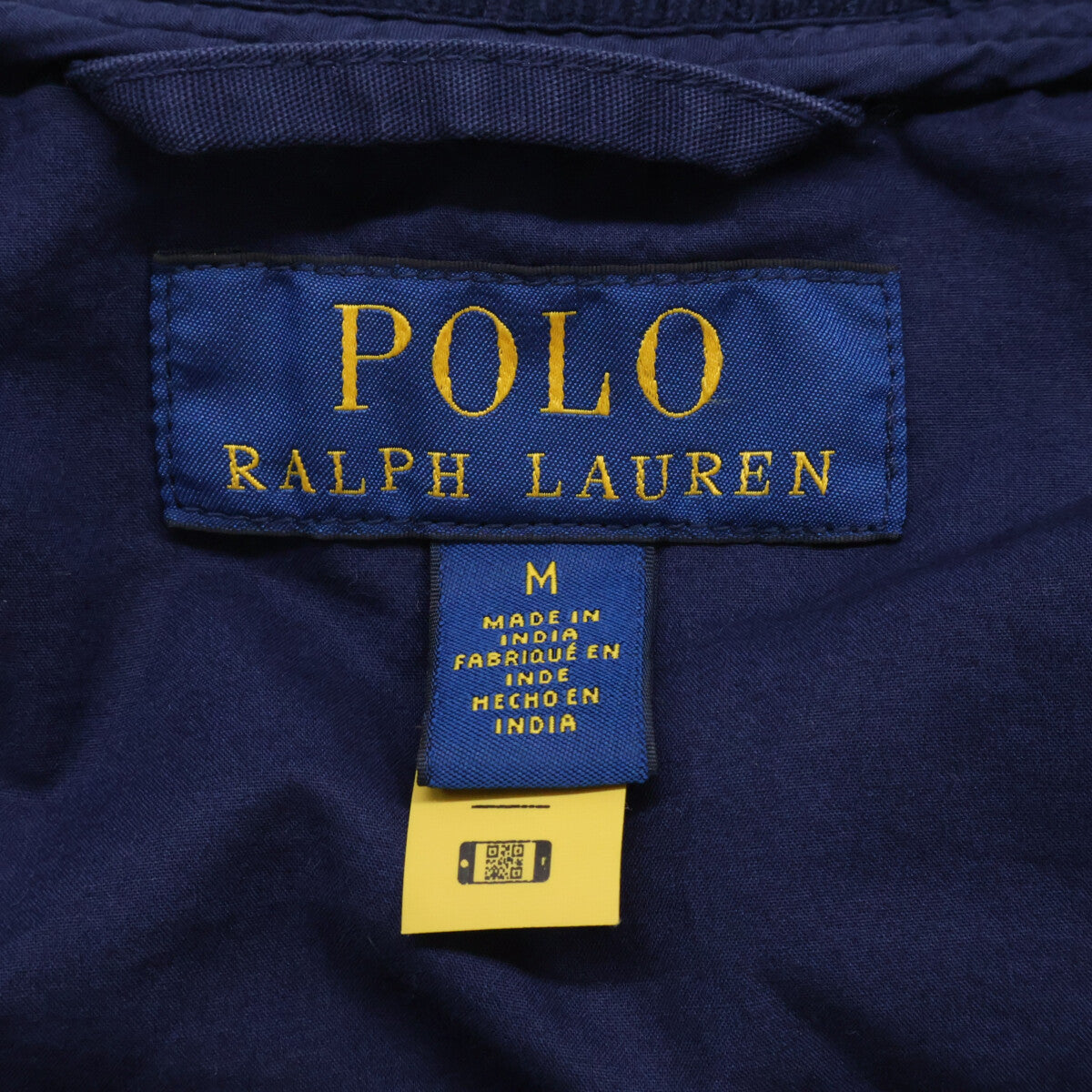 POLObyRalphLauren Logo Patch Zip Jacket Navy Size M