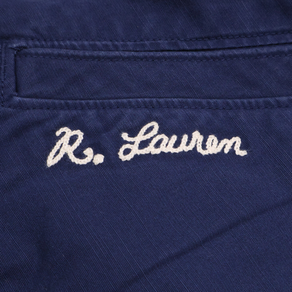 POLObyRalphLauren Logo Patch Zip Jacket Navy Size M