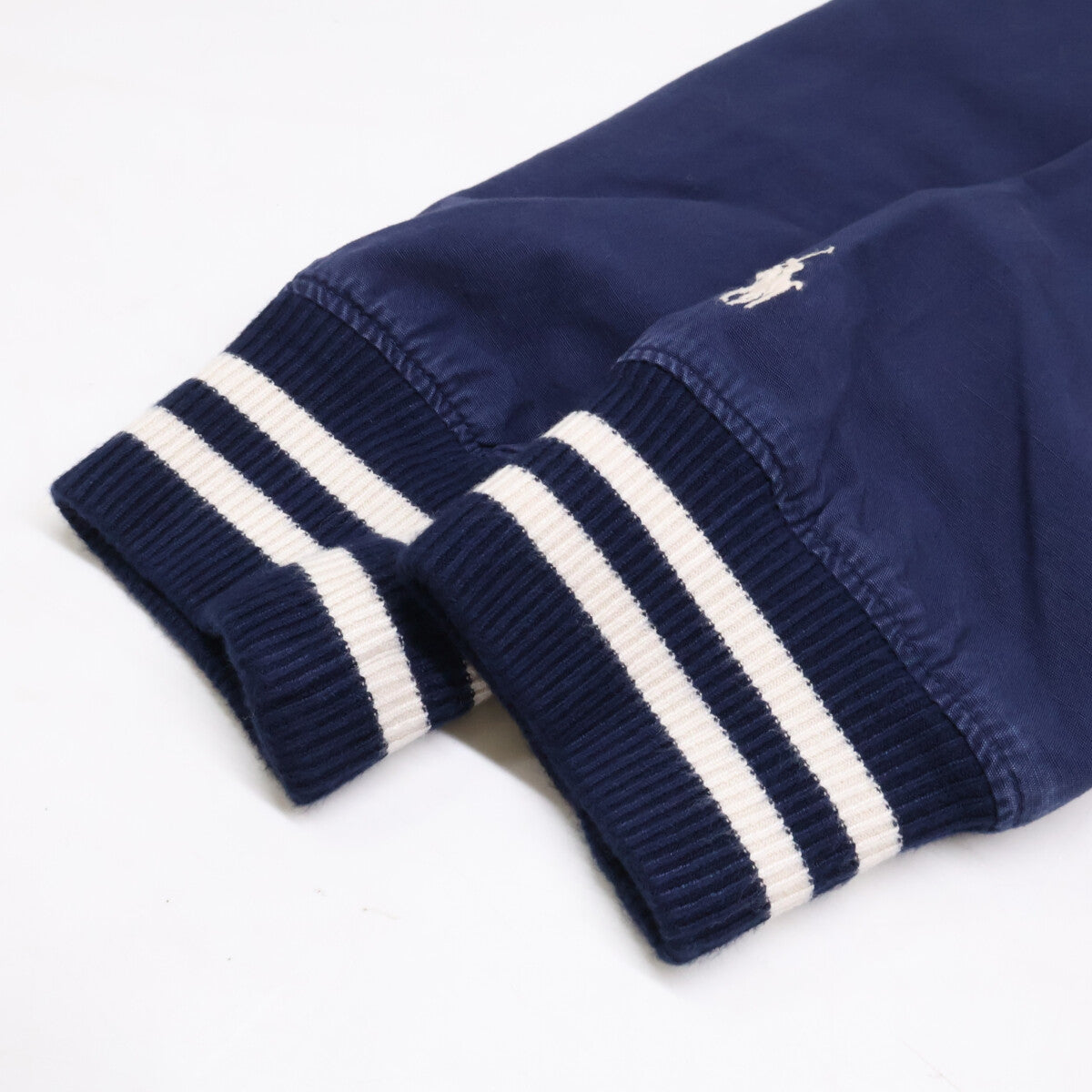 POLObyRalphLauren Logo Patch Zip Jacket Navy Size M