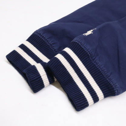 POLObyRalphLauren Logo Patch Zip Jacket Navy Size M