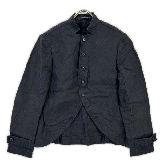 Y's Linen Design Jacket Black Size 2