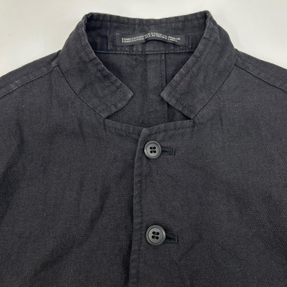 Y's Linen Design Jacket Black Size 2