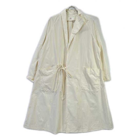 Y's 19SS Cotton Long Shirt Coat White Size 1