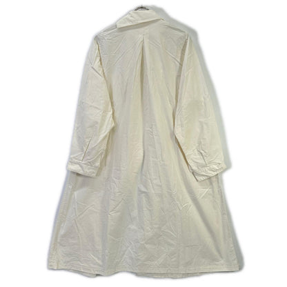Y's 19SS Cotton Long Shirt Coat White Size 1