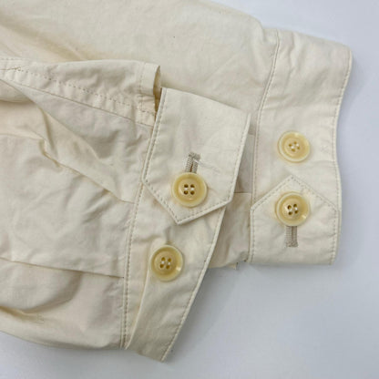 Y's 19SS Cotton Long Shirt Coat White Size 1