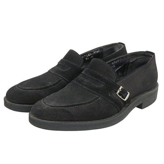 COMMEdesGARCONS HOMME PLUS Suede Loafers Black Size 24.5
