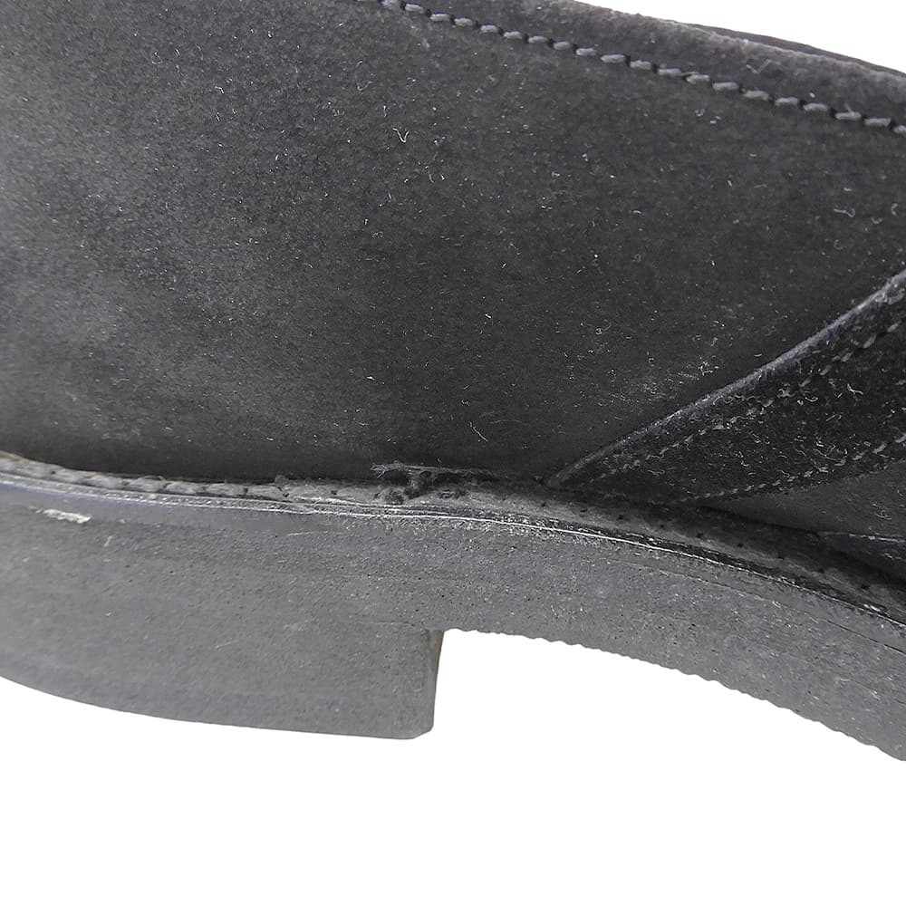 COMMEdesGARCONS HOMME PLUS Suede Loafers Black Size 24.5
