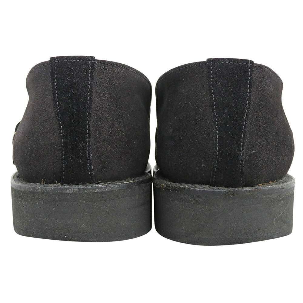 COMMEdesGARCONS HOMME PLUS Suede Loafers Black Size 24.5