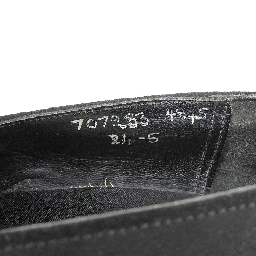 COMMEdesGARCONS HOMME PLUS Suede Loafers Black Size 24.5
