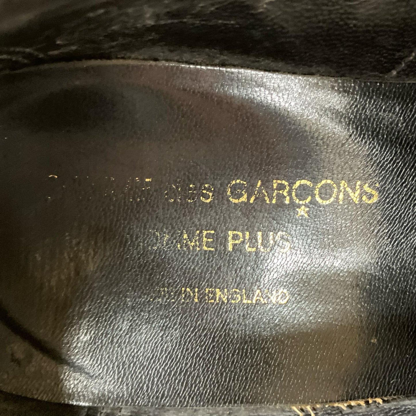 COMMEdesGARCONS HOMME PLUS Suede Loafers Black Size 24.5