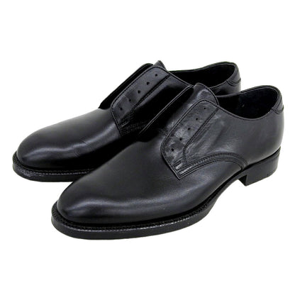 COMMEdesGARCONS HOMME PLUS Plain Toe Shoes Black Sneakers Size 24
