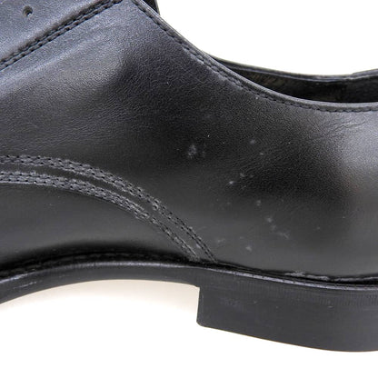 COMMEdesGARCONS HOMME PLUS Plain Toe Shoes Black Sneakers Size 24