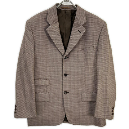 COMMEdesGARCONS HOMME PLUS 90s Houndstooth Suit Brown Size S