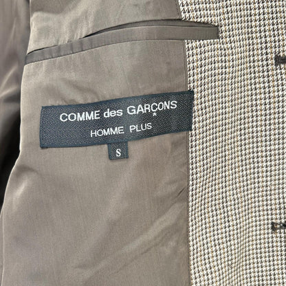 COMMEdesGARCONS HOMME PLUS 90s Houndstooth Suit Brown Size S