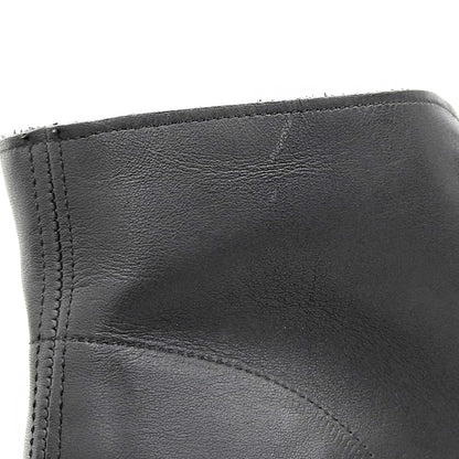 JURGEN LEHL Leather Crepe Sole Shoes Black Sneakers Size 25.5