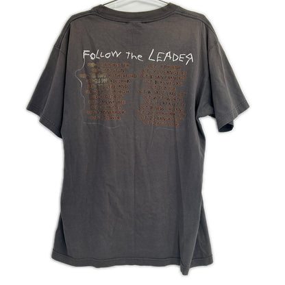 KORN follow the leader 99' Tour T-Shirt Charcoal Size M