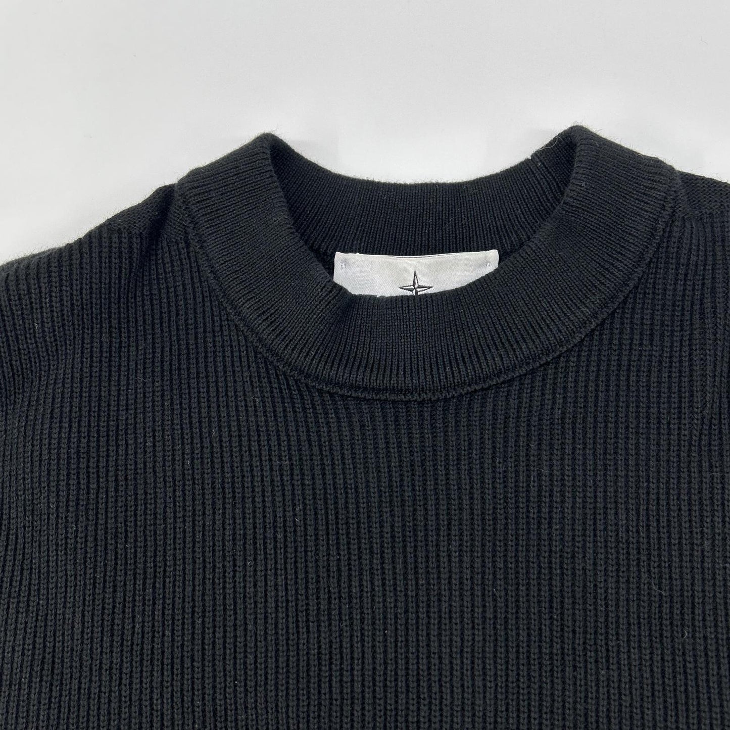STONE ISLAND L1S155100154S00D8 Knit Pullover Black Size M