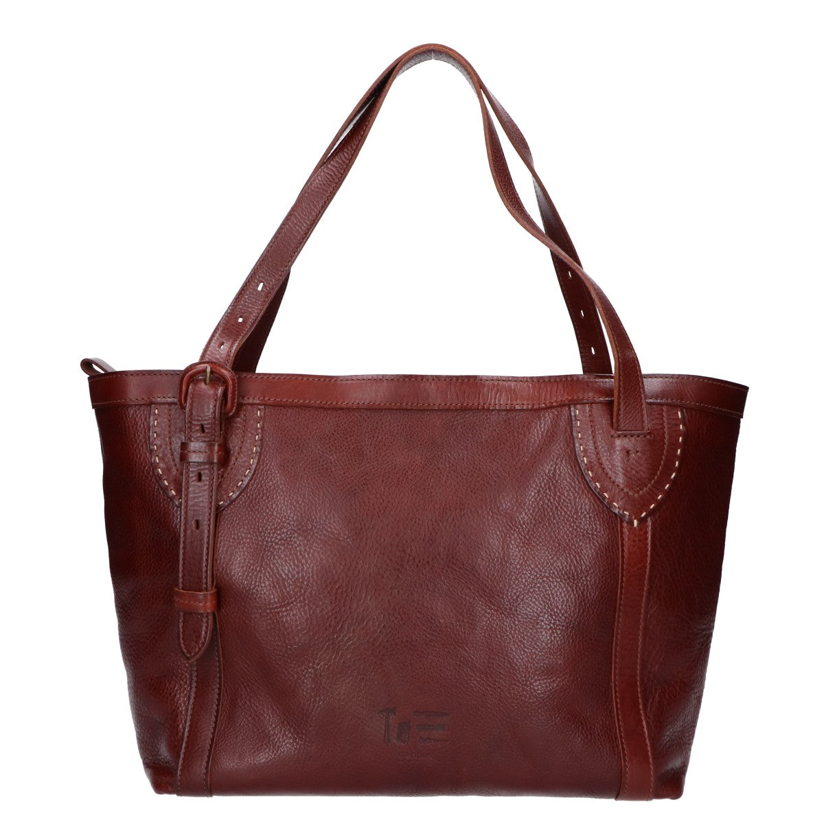 genten Leather 2WAY Tote Bag Dark Brown Size ONE SIZE