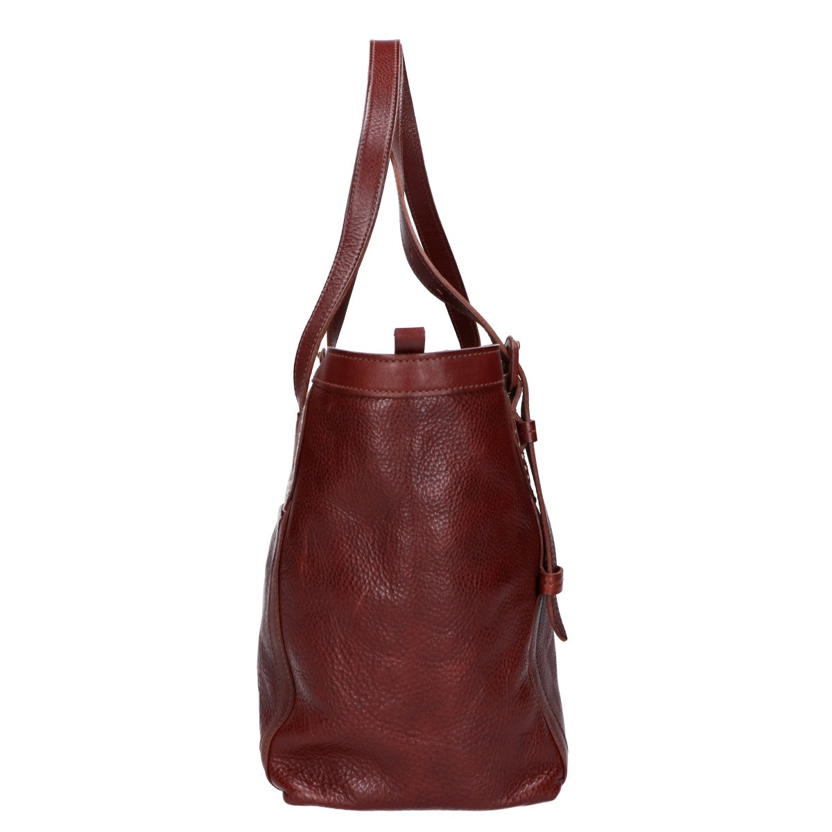genten Leather 2WAY Tote Bag Dark Brown Size ONE SIZE