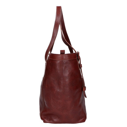 genten Leather 2WAY Tote Bag Dark Brown Size ONE SIZE