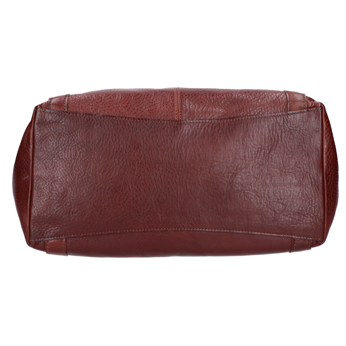 genten Leather 2WAY Tote Bag Dark Brown Size ONE SIZE